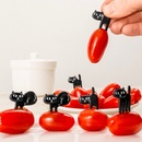 014994 Napichovátka na jednohubky čierne mačky