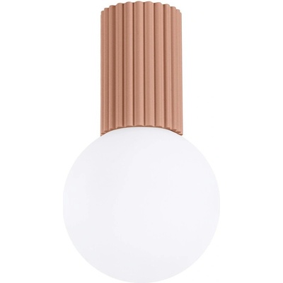 Sollux Светлокафяво осветително тяло за таван със стъклен абажур ø 12 cm Orbital - Sollux (NL.1733)