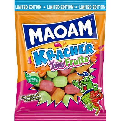 Maoam Kracher Two Fruits ovocné žvýkací bonbony 200 g