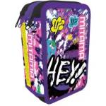 Mitama Hey Dye ученически несесер с 3 ципа, ПЪЛЕН
