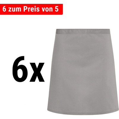 G.Gastro 6 ks Karlowsky Zástěra do pasu Basic čedičově šedá D9785736