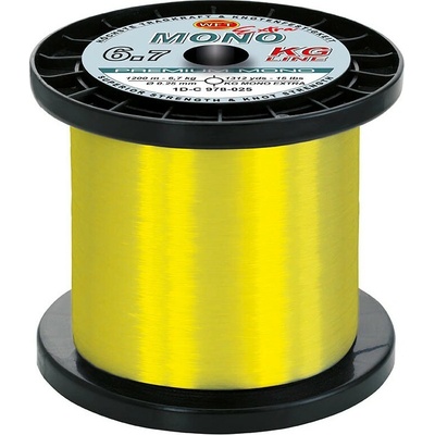 WFT KG Mono Extra Neon Yellow 1200 m - 0,25 mm 6,7 kg