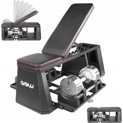 Arow Chromované nastavitelné činky 2 x 32 kg