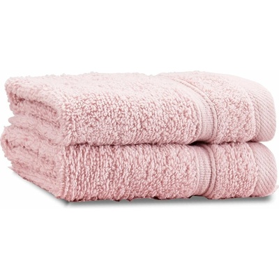 Catherine Lansfield Zero Twist ručník light růžová 2 ks 30 x 30 cm