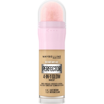 Maybelline Instant Anti-Age Perfector 4-In-1 Glow Make-up 1.5 Light Medium 20 ml