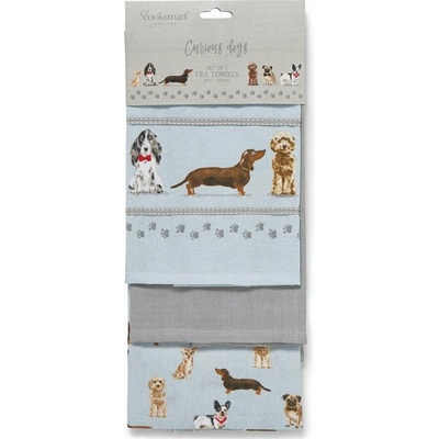 Cooksmart Curious Dogs 45 x 65 cm 3 ks