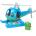 Green Toys Детска играчка Green Toys - Хеликоптер, син (HELB-1060)
