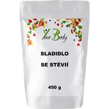 YOURBODY Sladidlo se stévií 450 g