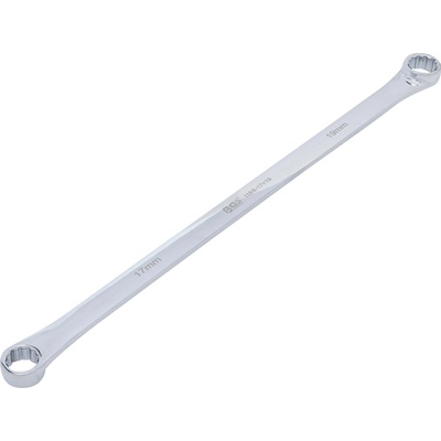 BGS technic BGS 101186-17x19 Oboustranný očkový klíč 18 x 19 mm, prodloužený