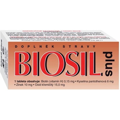 Biosil Plus na vlasy a nehty a pleť 60 tablet – Hledejceny.cz