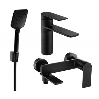 Mexen Zero Комплект за вана R62, черен - 71103R62-70 (71103R62-70)