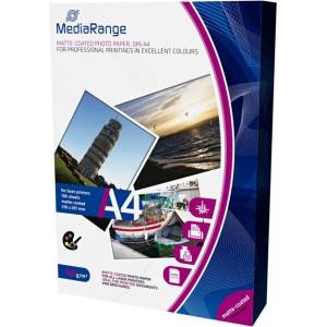 MediaRange Фотохартия MEDIARANGE MATTE, A4, матова, 120 g/m2, 100 листа (MRINK106)