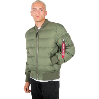 Alpha Industries MA-1 PUFFER pánska zimná bunda sage green