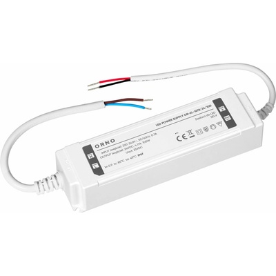 ORNO LED ovládač, hermetický, 24 V, 100 W, IP67, plastové puzdro