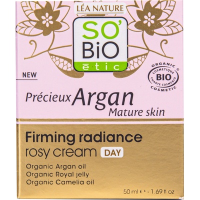 So´Bio Precieux Argan krém růžový denní 50 ml