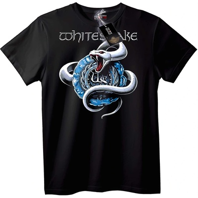 NOONEBRAND Тениска Рок Група Whitesnake - XS, Black