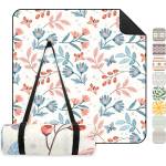 Sekey picnic blanket, waterproof, 150 x 200 cm, beach blanket, sand-free Padded, three-layer structure, PEVA waterproof base, tie strap carry strap, suitable for picnic, camping, beach - PM7 (PM7)