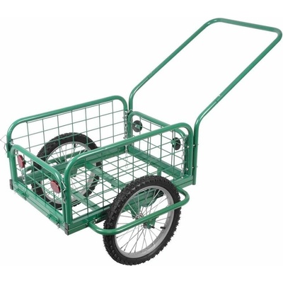 Strend Pro Garden Vozík Victor, prepravný, nafukovacie kolesá, kovový, nosnosť 100 kg