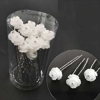 HARAHU Фиби за коса cu-25854 - Бяла kp25854 (cu-25854)