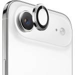 Blueo Протектор - Камера за iPhone 17 Air - Син - Сапфирено кристално оригинално стъкло - Сребрист