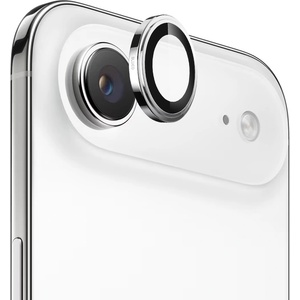 Blueo Протектор - Камера за iPhone 17 Air - Син - Сапфирено кристално оригинално стъкло - Сребрист