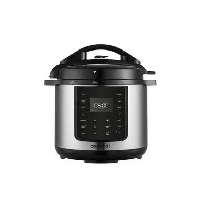 Multifunkční tlakový hrnec Concept CK8001 černý/nerez