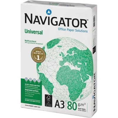Navigator Копирна хартия Universal, А3, 80 g/m2, 500 листа (1505100914)