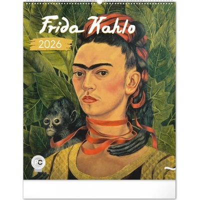 nástěnný Frida Kahlo 48 x 56 cm 2026 – Sleviste.cz