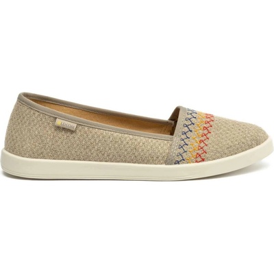 Oldcom Dámske espadrilky FLAX béžová modrá žltá červená