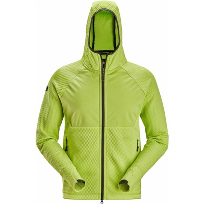 Snickers Workwear mikina FlexiWork Active Comfort s kapucí limetková 84052525004