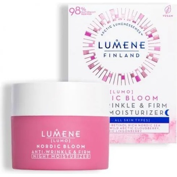 Lumene Lumo Nordic Bloom Night Moisturizer - Нощен лифтинг крем за лице 50мл