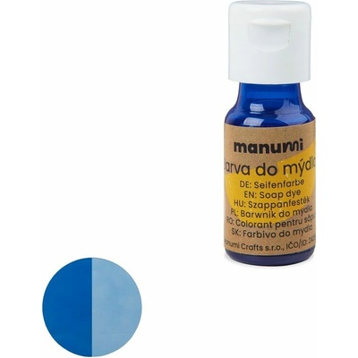 Manumi tekutá barva do mýdla 10 ml modrá - 1 ks