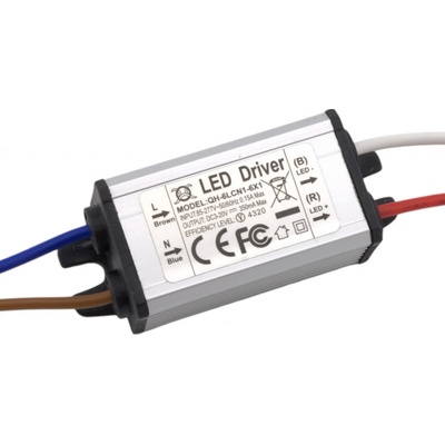 Napájecí zdroj pro 1-6ks 1W LED, 3-20V, 350mA, IP67