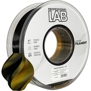 Professional Lab FG-P98-E1, 3D филамент, PLA Silk, 1, 75mm, 1000g, Многоцветен (Black, Gold) (FG-P98-E1)