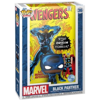 Funko Pop Comic Covers Marvel The Avengers Black Panther (special Edition) #36 9cm