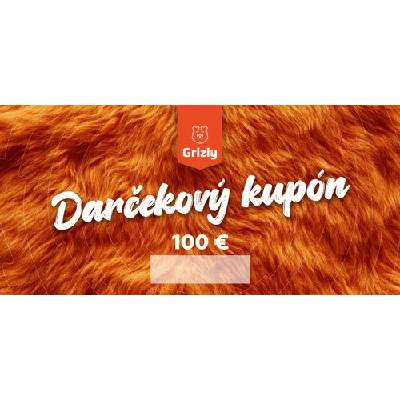 GRIZLY Darčekový elektronický kupón 100 € 1 ks
