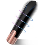 SuperLove Lipstick Bullet Mini Vibrator Black