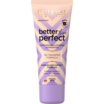 Eveline Cosmetics Better than Perfect krycí make-up s hydratačním účinkem 04 Natural Beige Neutral 30 ml