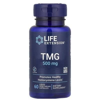 Life Extension TMG 500 mg, 60 liquid vcaps