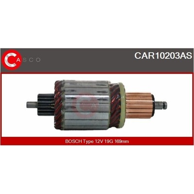 Rotor, štartér CASCO CAR10203AS
