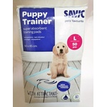SAVIC Puppy Pads - Големи подложки за уриниране 60 х 45 см. 15 броя