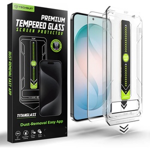 Techsuit Стъклено защитно покритие за дисплея на Samsung Galaxy S26 Plus - Techsuit TitanGlass CrystalHD Tempered Glass (прозрачен) (KF2360196)