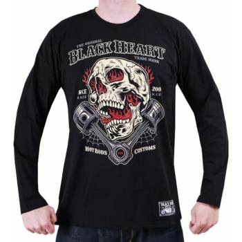 Image 1 of Black heart мъжка блуза black heart - flame piston - ЧЕРЕН - 12174