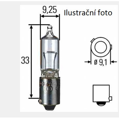 Hella 8GH008417-012 H21W BAY9S 24V 21W