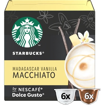 Starbucks Кафе капсули Starbucks Madagaskar Vanilla, съвместими с Dolce Gusto, 12бр