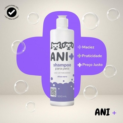 ANI+ pet shampoo - шампоан за кучета и котки - 500 мл - 29519