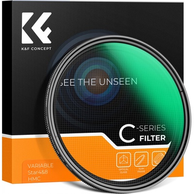 K&F Concept Variable Star 4-8 Green Coated 62mm