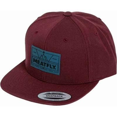 Meatfly шапка Hornet Snapback Live Ride / Maroon | Червена Meatfly | Cherven | МЪЖЕ | ЕДИН РАЗМЕР