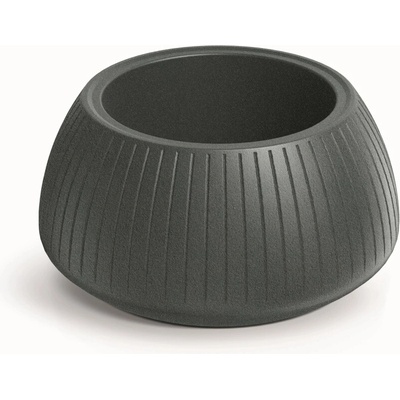 Prosperplast Kvetináč Coros Bowl grafitový, 48 cm