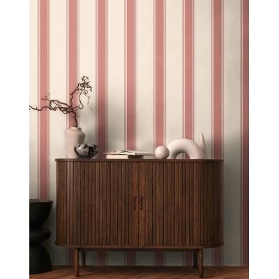 A.S. Création 399831 Vliesová tapeta Michalsky Living 6 Pruhovaná růžovo-bílá tapeta, rozměry 0,53 x 10,05 m